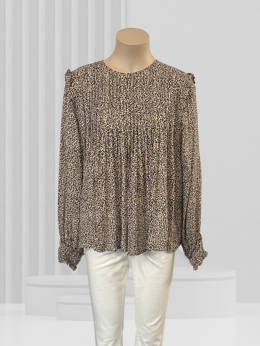 MAX Animal Print Top Size 10