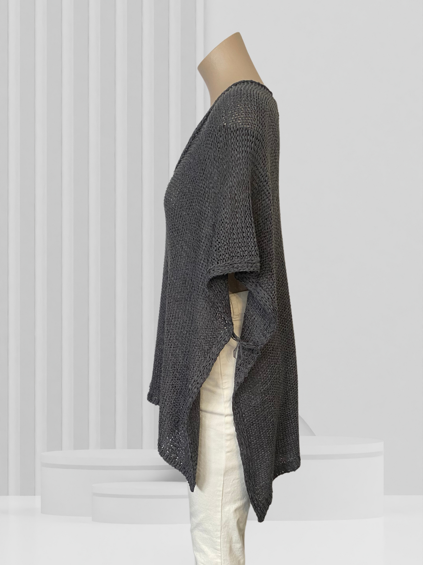 Eb & Ive Grey Top Size O/S