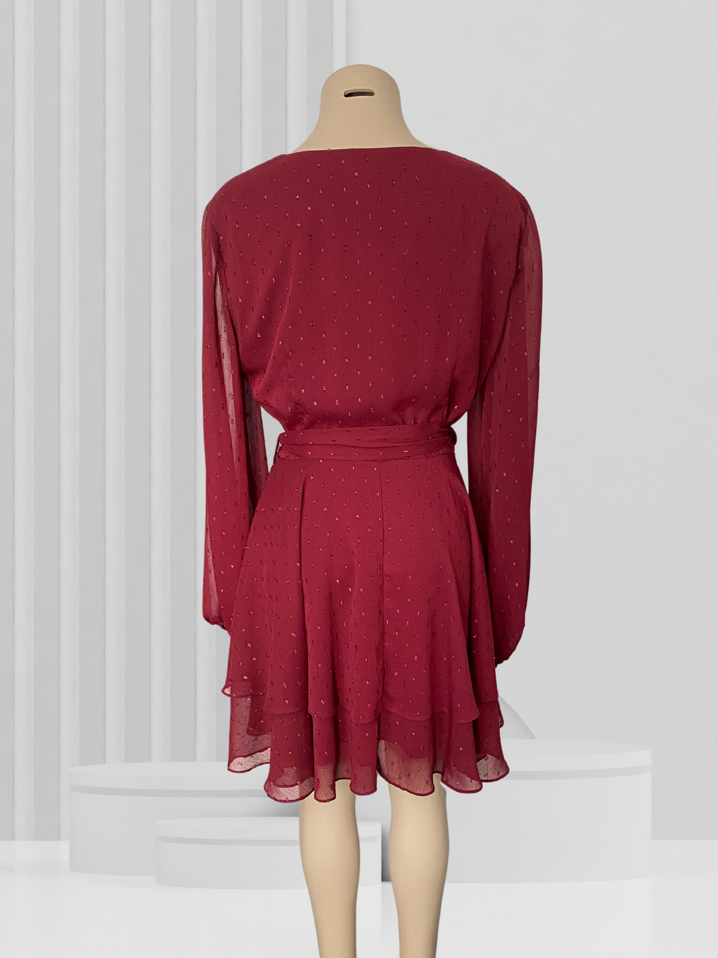 AUGUSTINE Maroon Dress Size XL