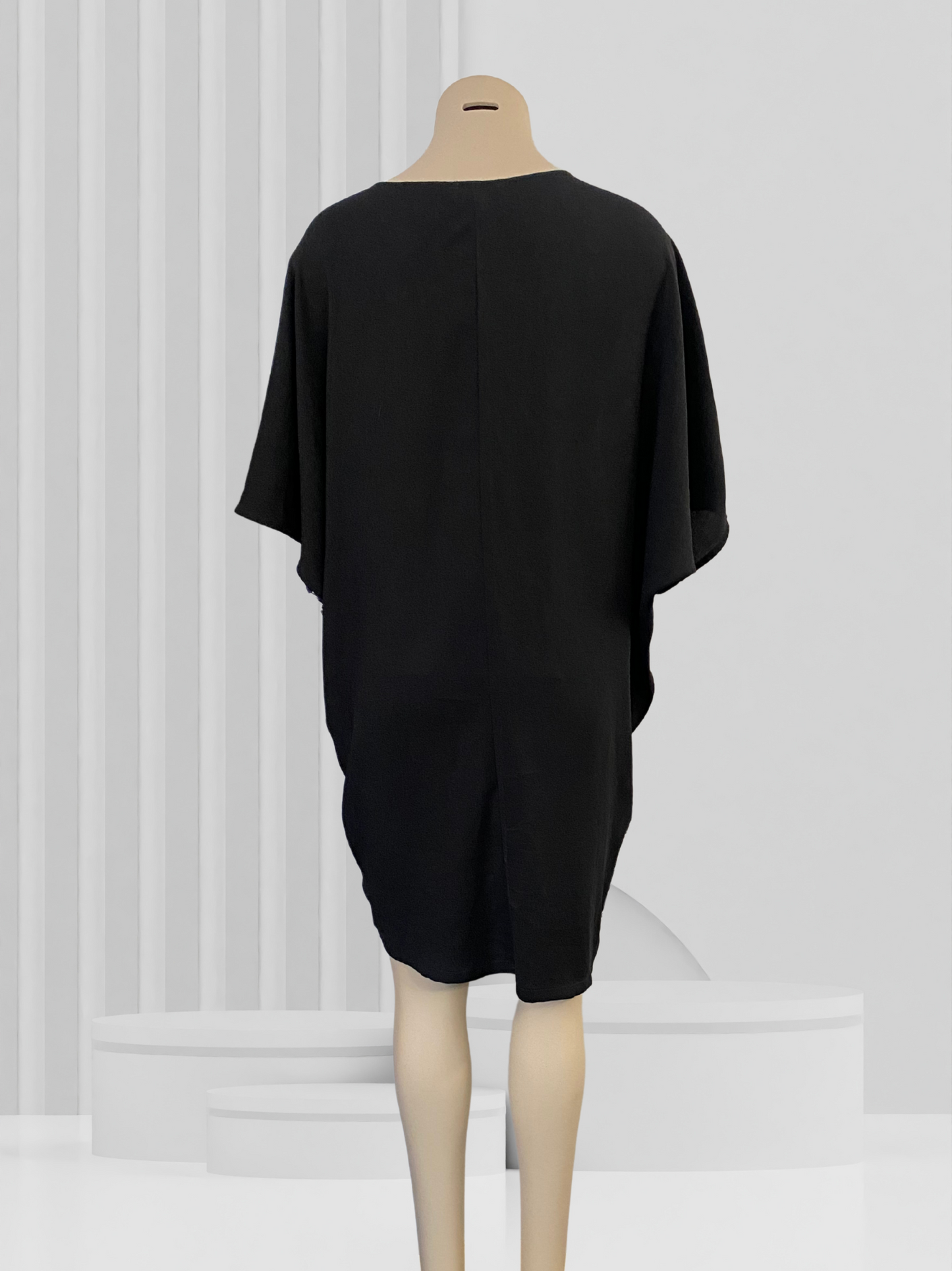 DERHY Black & White Dress Size M