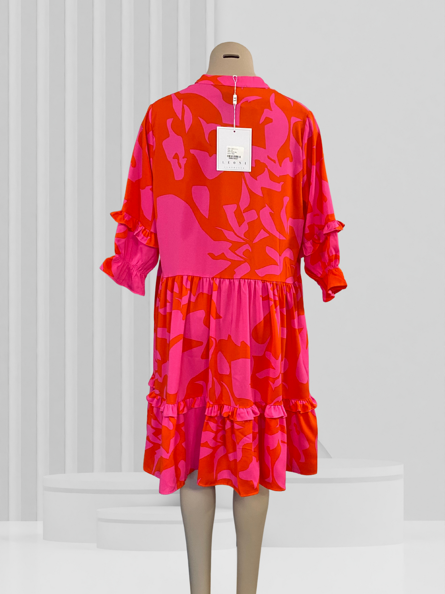 LEONI Pink Dress Size 10 BNWT