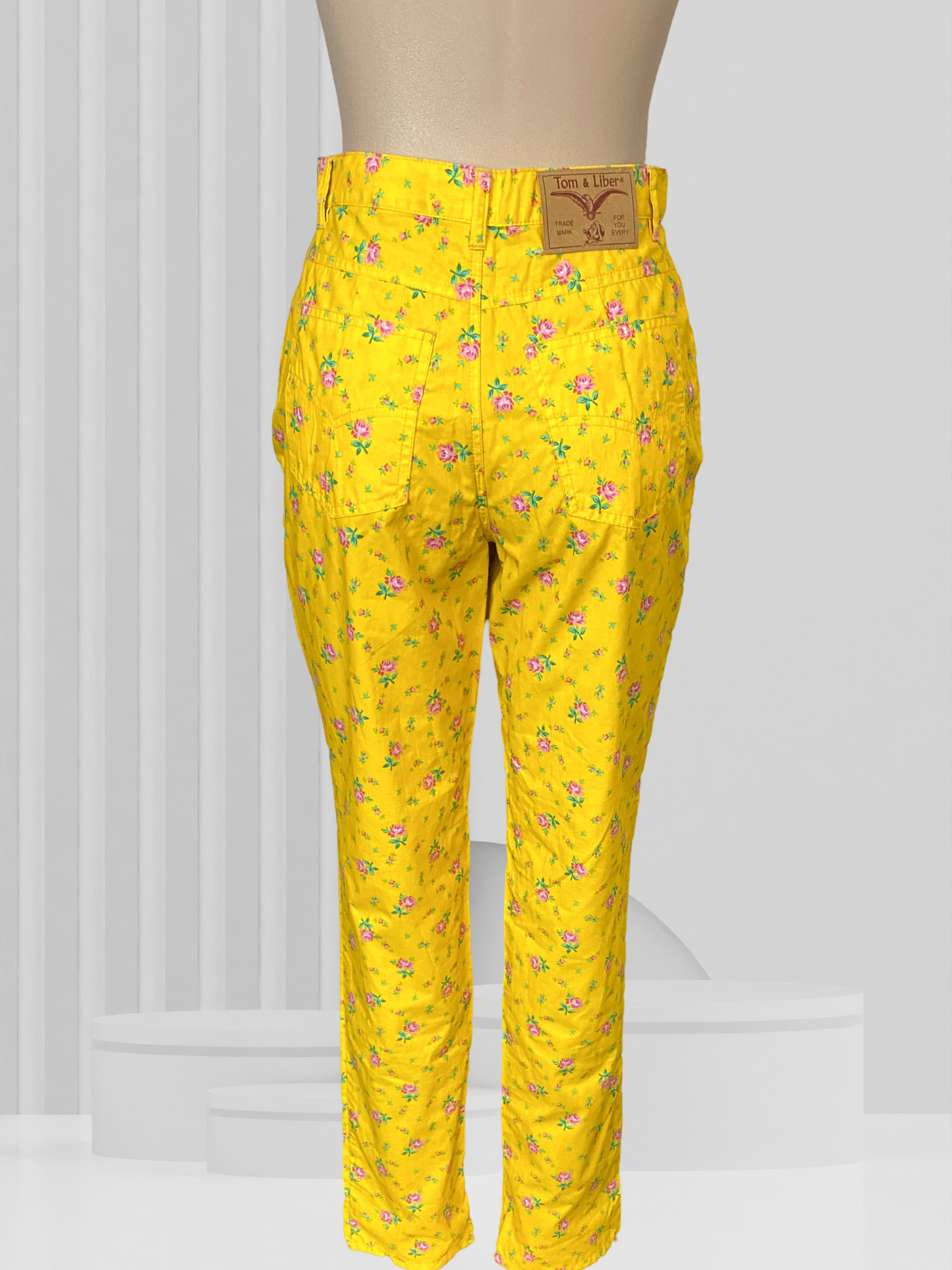 TOM & LIBER Yellow Pants Size 4 (10?)