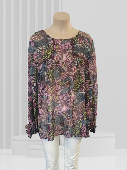 COCO & BELLE Lilac Top Size L