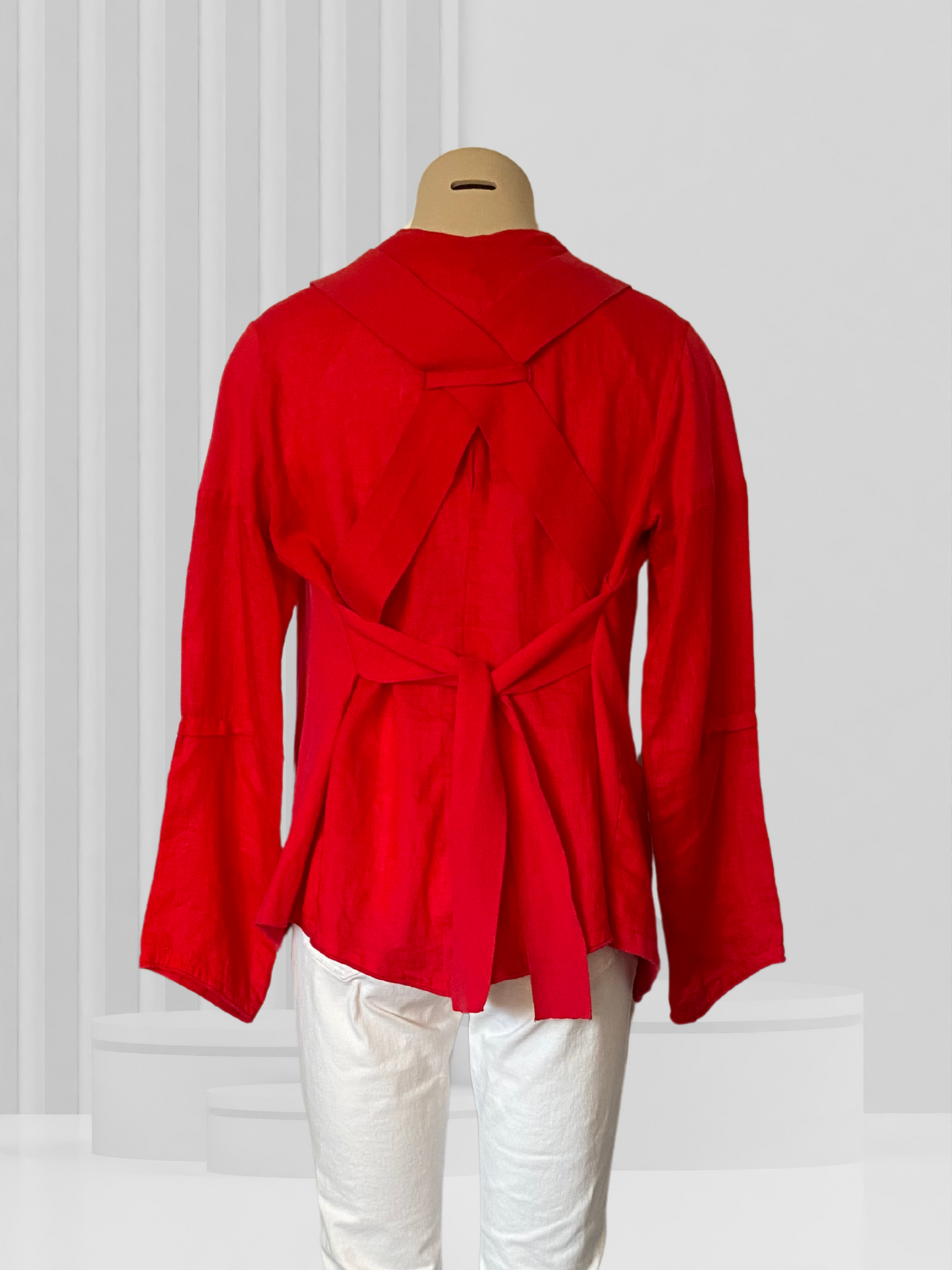 MILD RED Red Cardigan Size S
