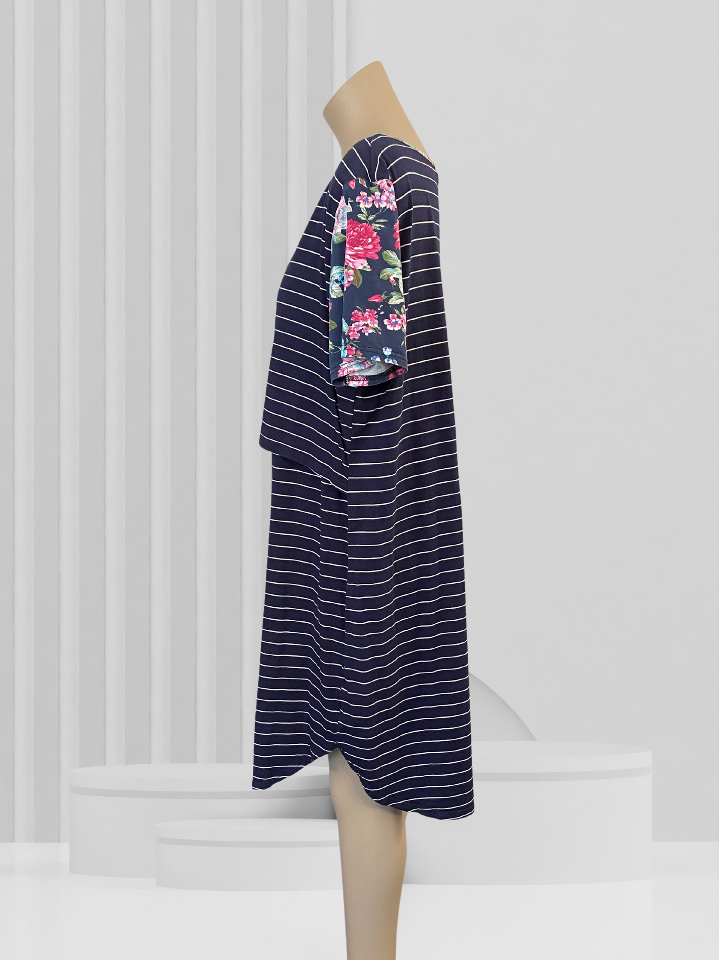 RUBY & RAIN Navy Dress Size M (20)