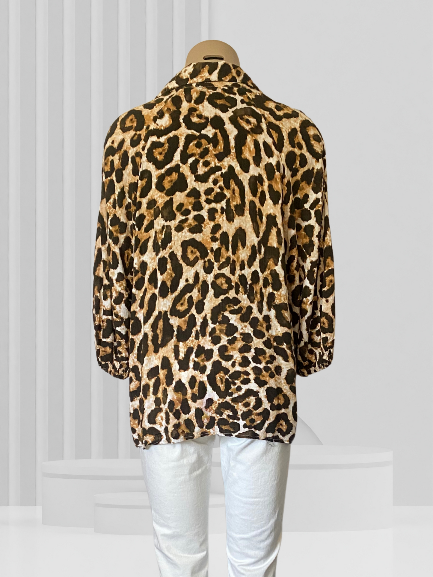 FATE+BECKER Animal Print Top Size 10
