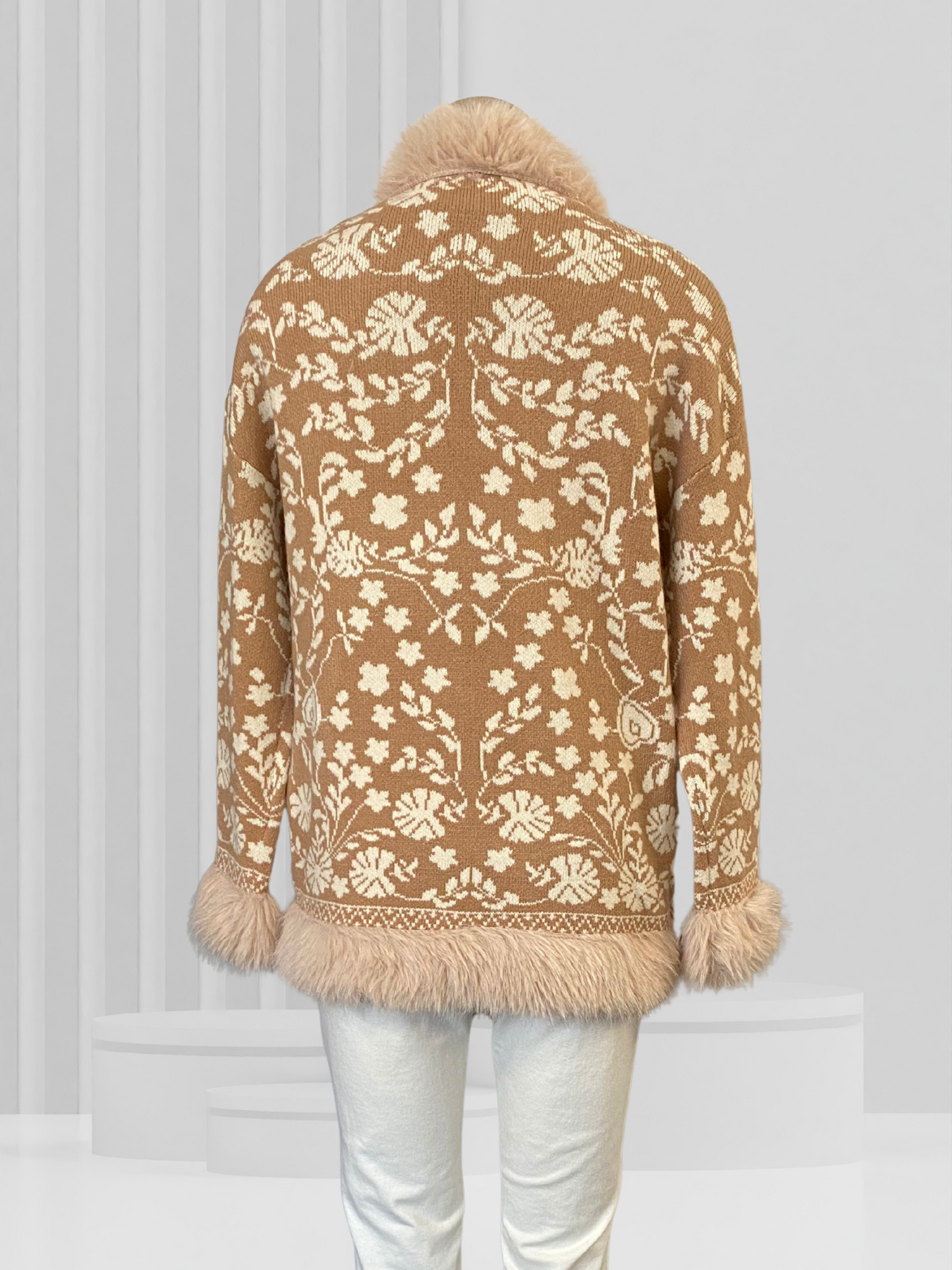 SALTY CRUSH Beige Cardigan Size M/L - BNWoT