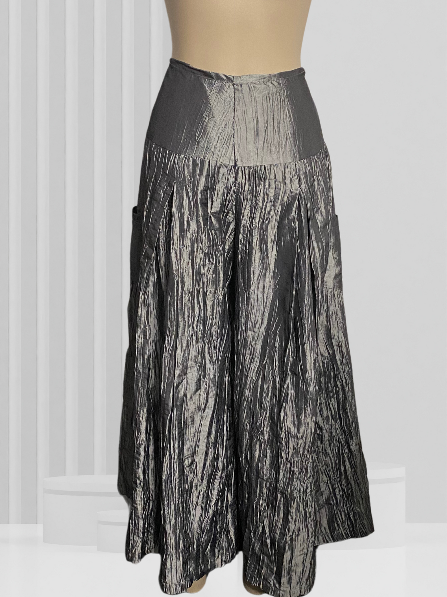 Lobbieiel Silver/Grey Top & Culottes Size 12-14