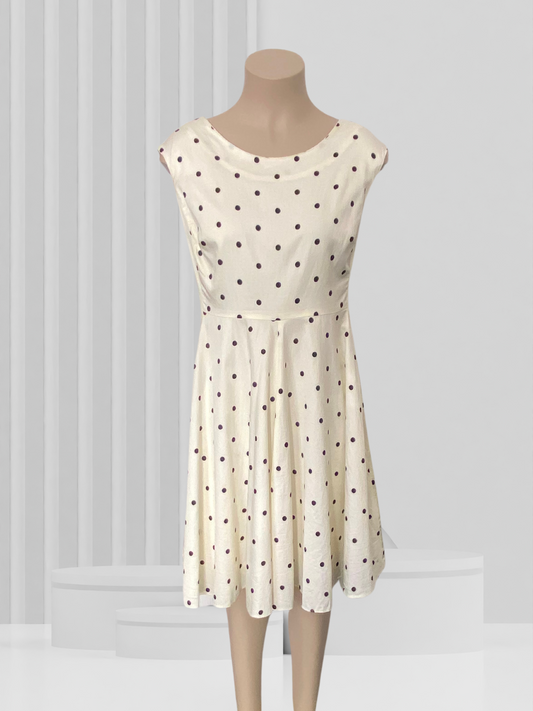 JOULES Cream Dress Size 16