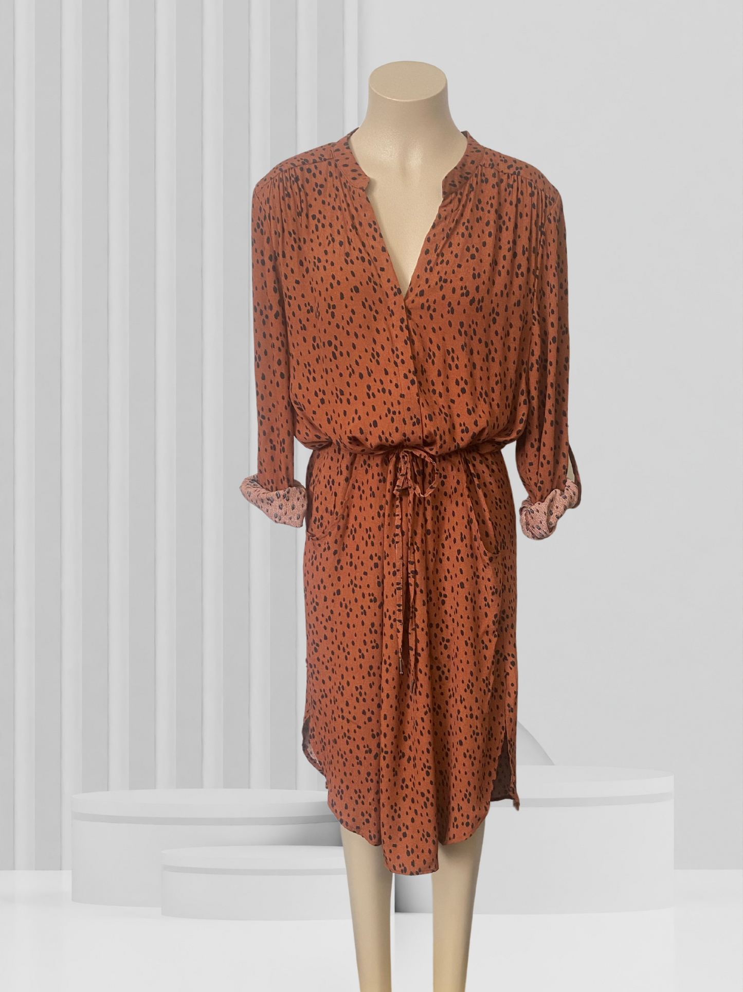 FOXWOOD Brown Dress Size 16