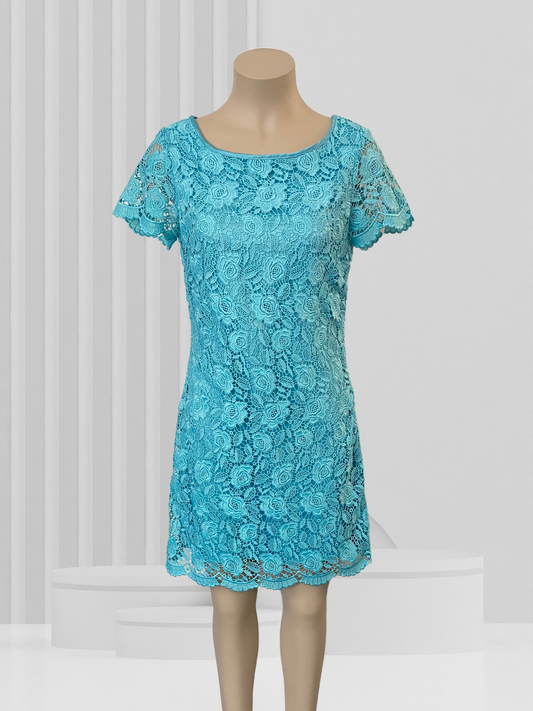 LAURA ASHLEY Blue Dress Size 8