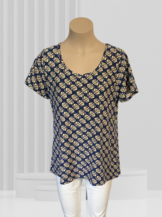 LULA ROE Navy Top Size L