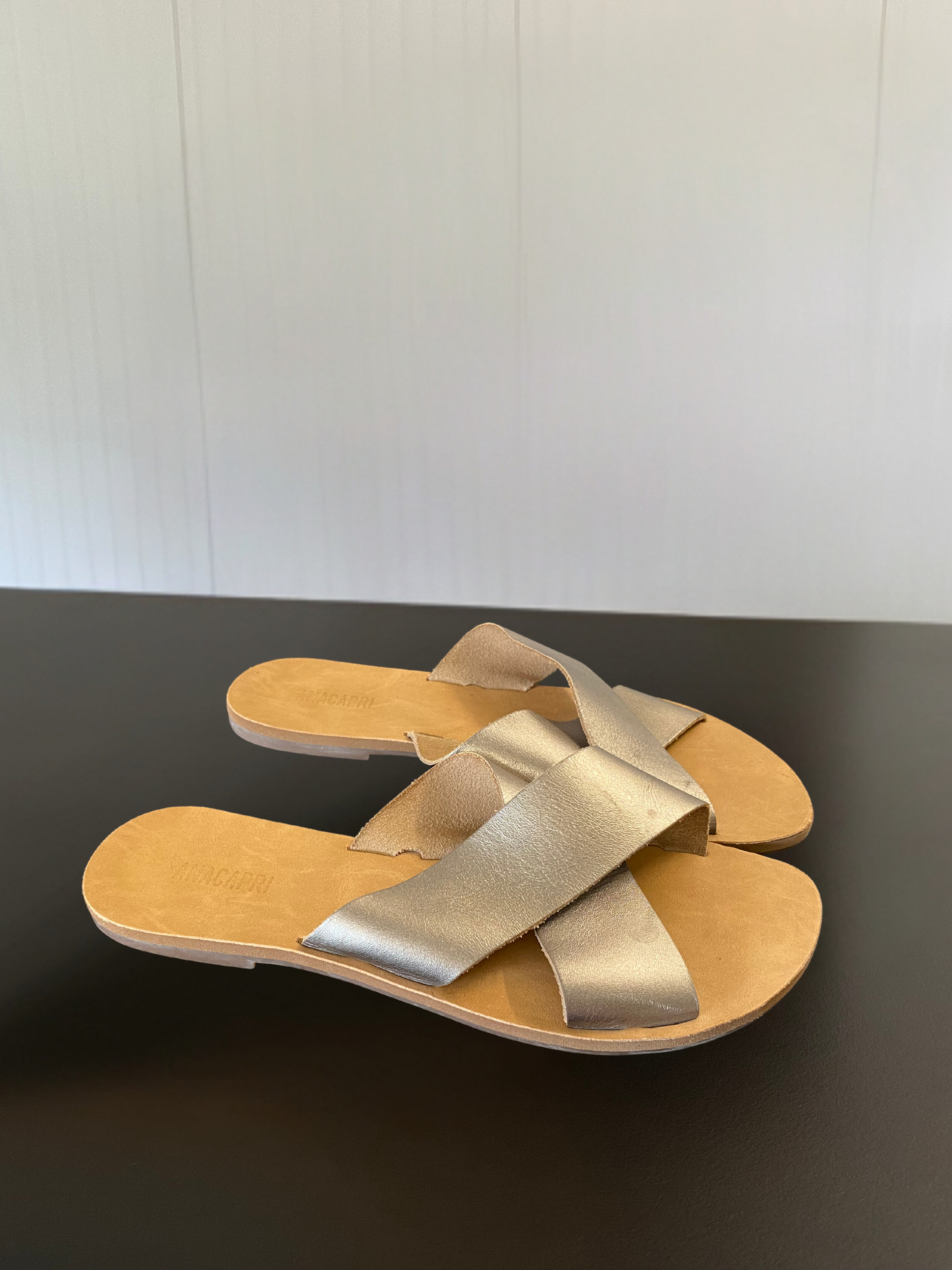 ANACAPRI Bronze Slides Size 39