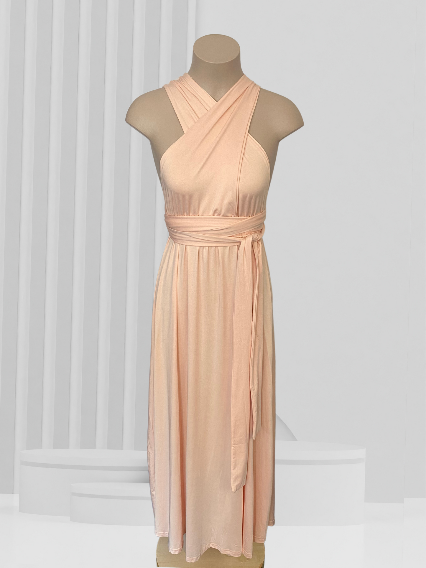 Peach Infinity Dress Size O/S