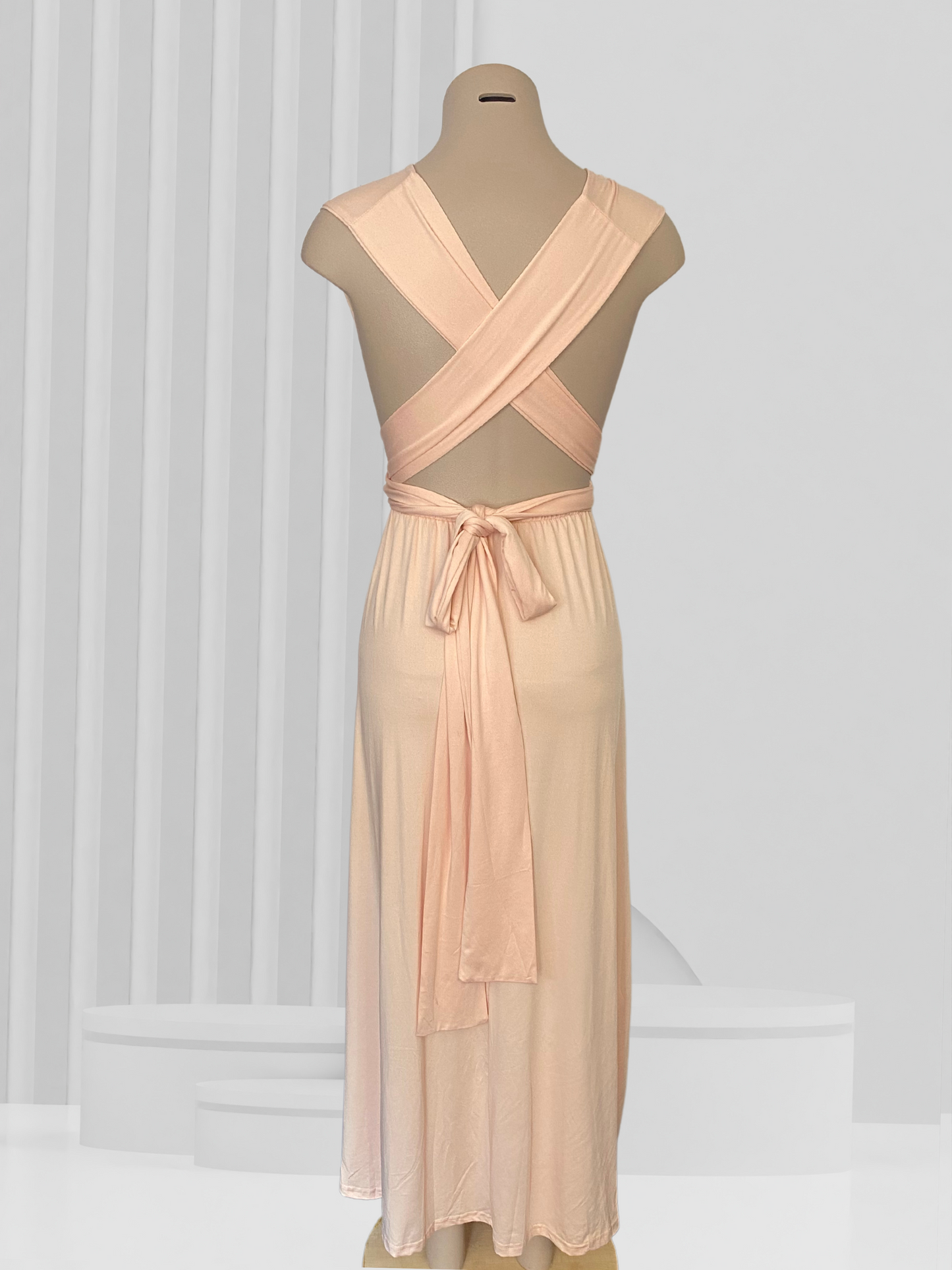 Peach Infinity Dress Size O/S