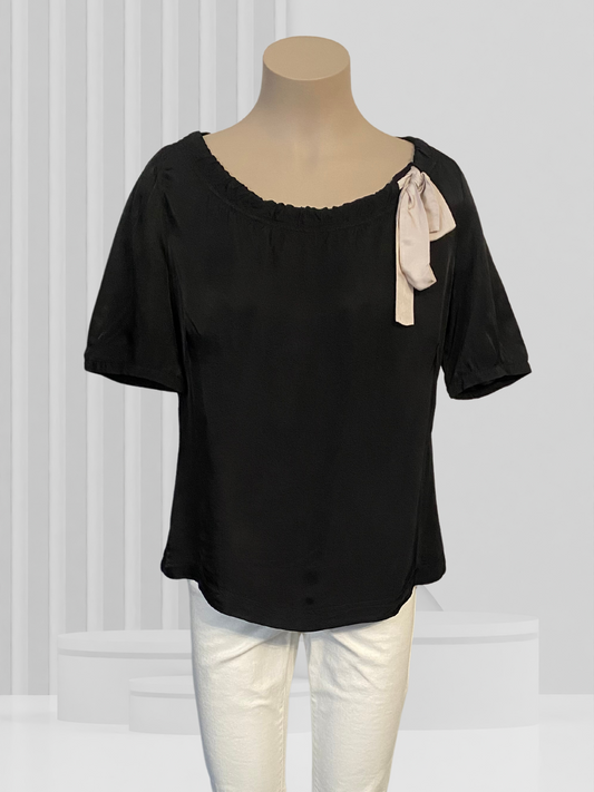 VERONIKA MAINE Black Top Size 12