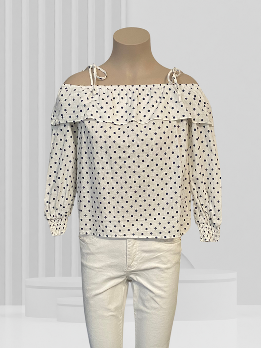 ZARA White Top Size S