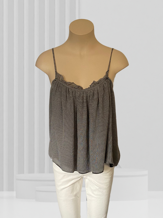 COUNTRY ROAD Grey Top Size 14