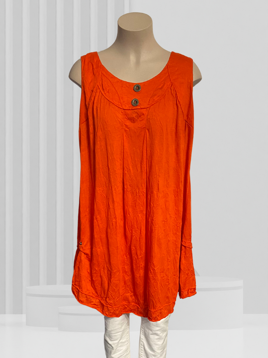 YS LUXE Orange Top Size XL