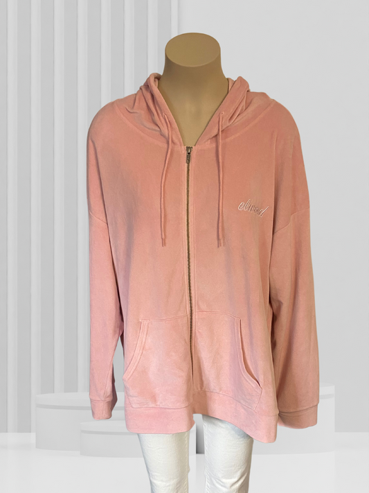 ELWOOD Pink Zip Up Top Size 14