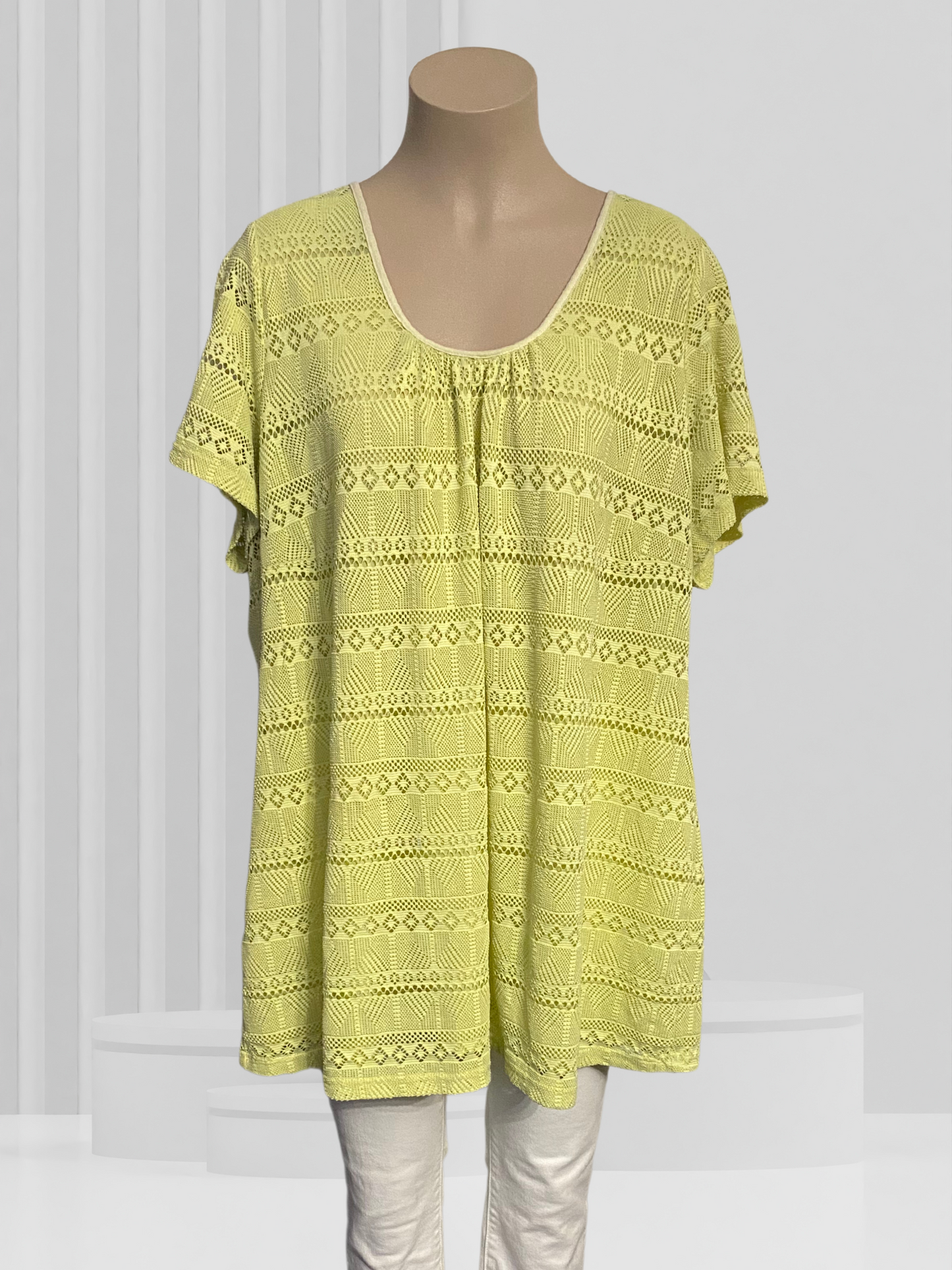 YS LUXE Yellow Top Size 3XL