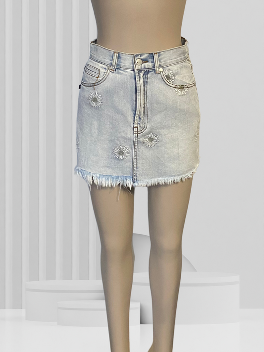 FEDERATION Blue Denim Skirt Size 6