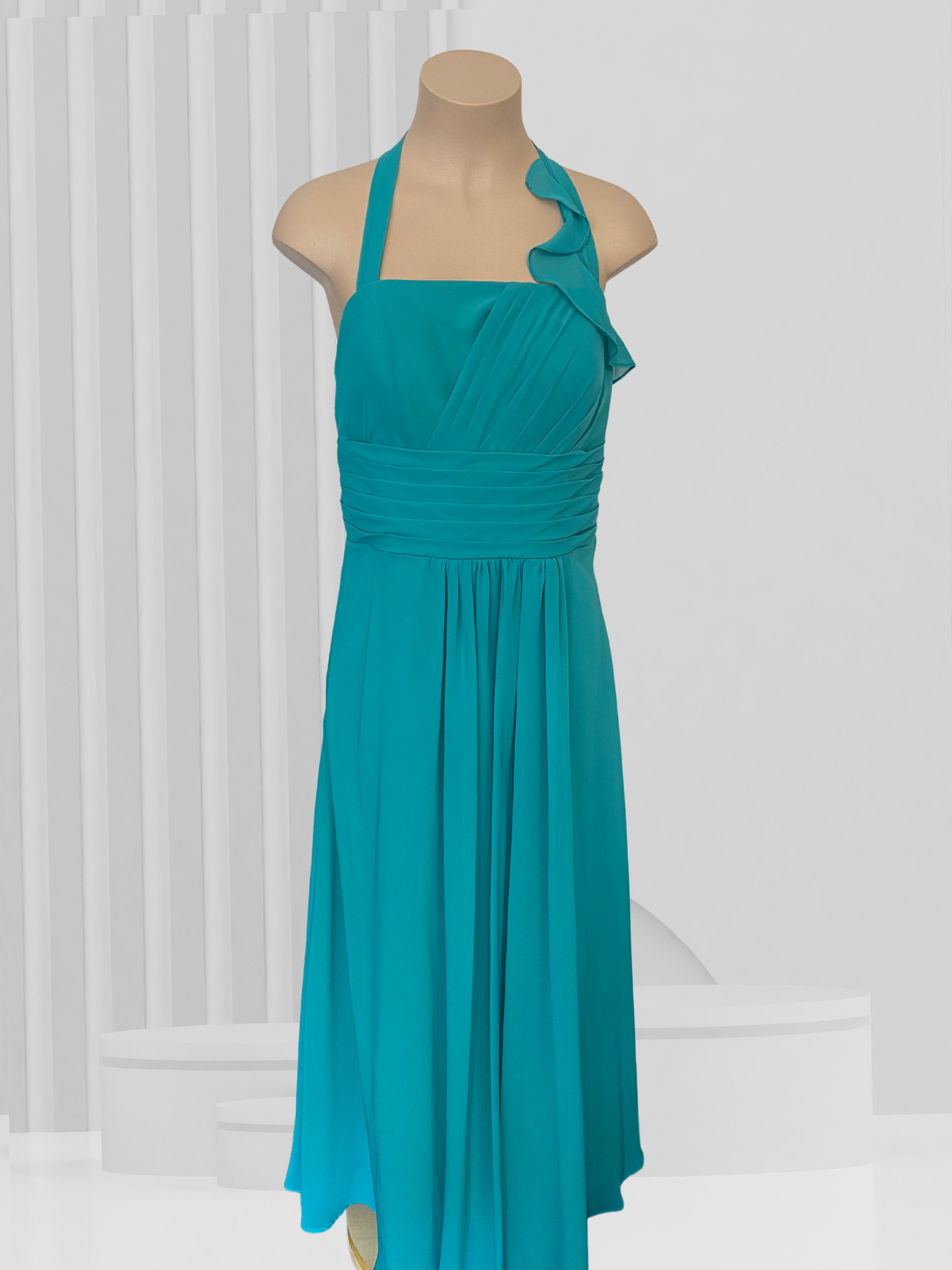 Jade Green Halter Neck Dress Size M