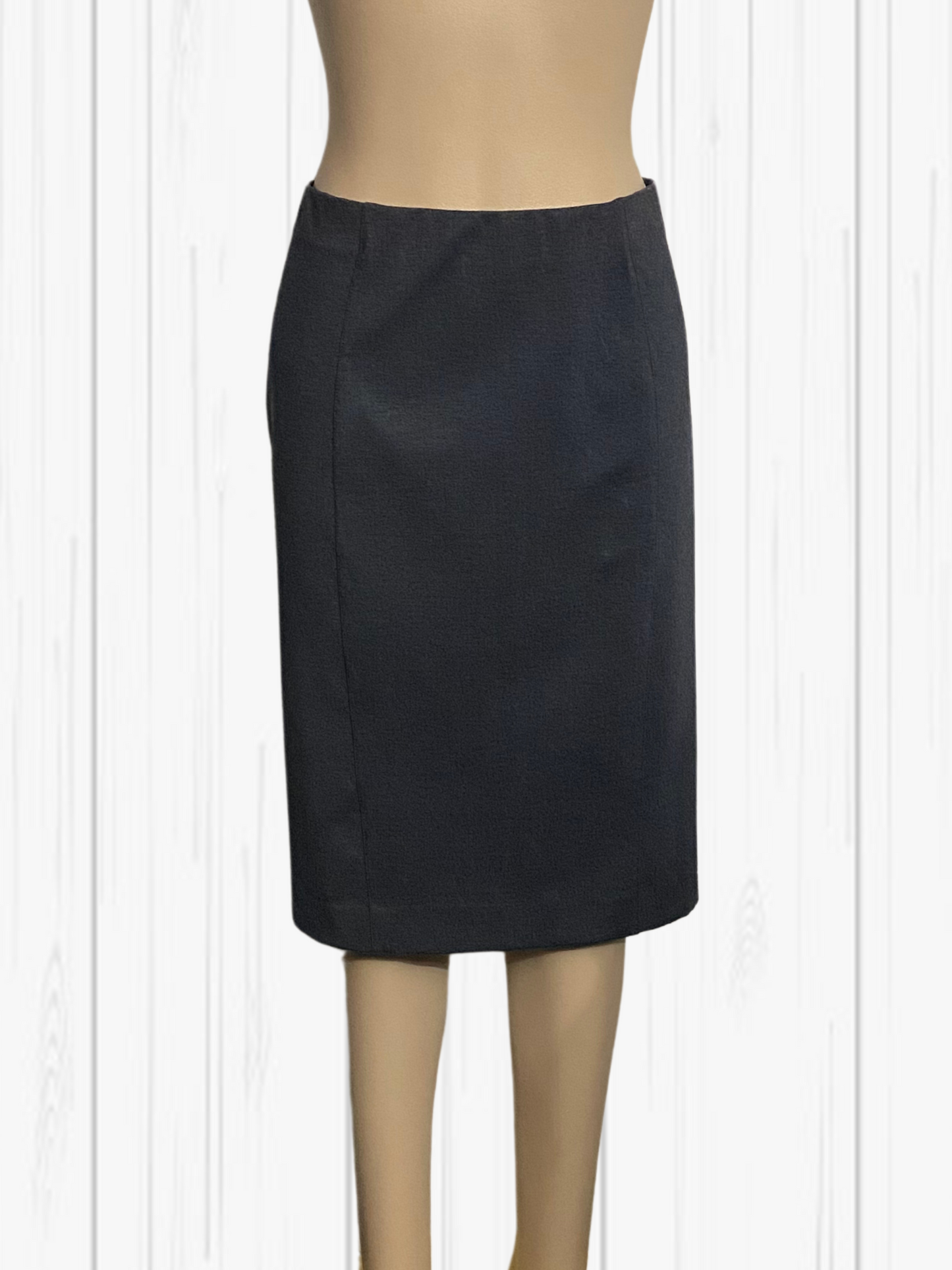 OLVIER BLACK Blue/Grey Skirt Size 18