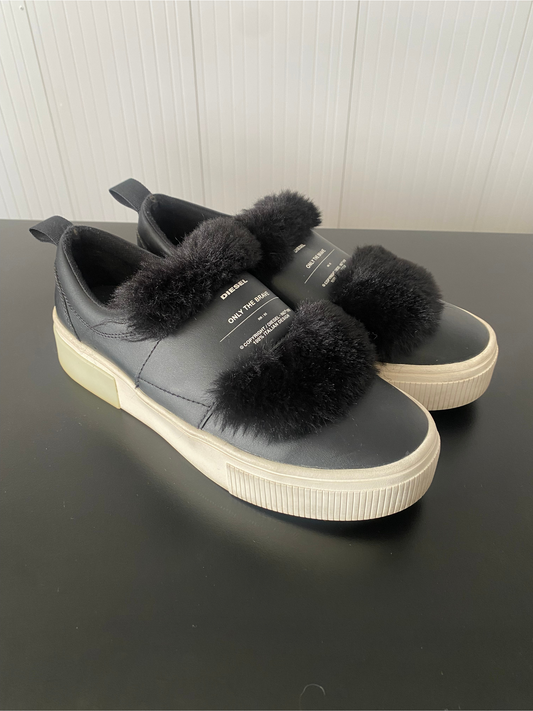 DIESEL ONLY THE BRAVE Black Shoes Size 38