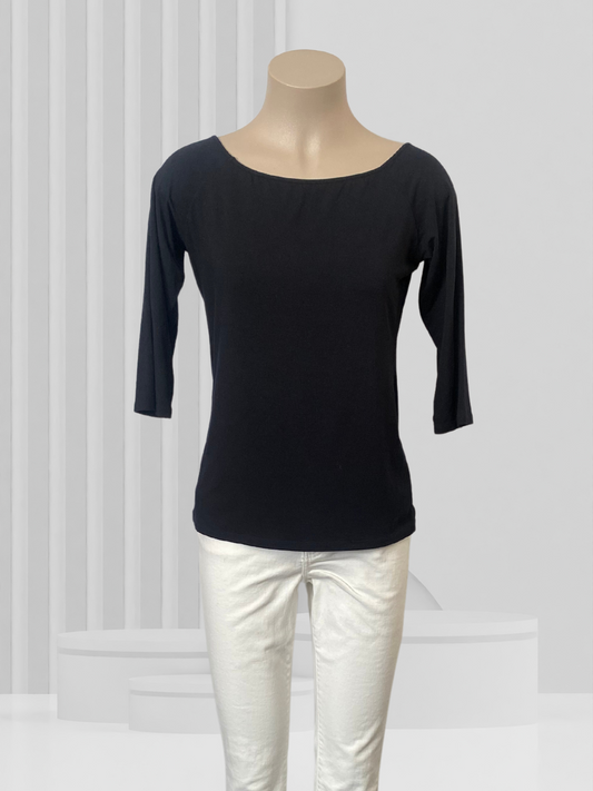 PAULA RYAN Black Top Size L