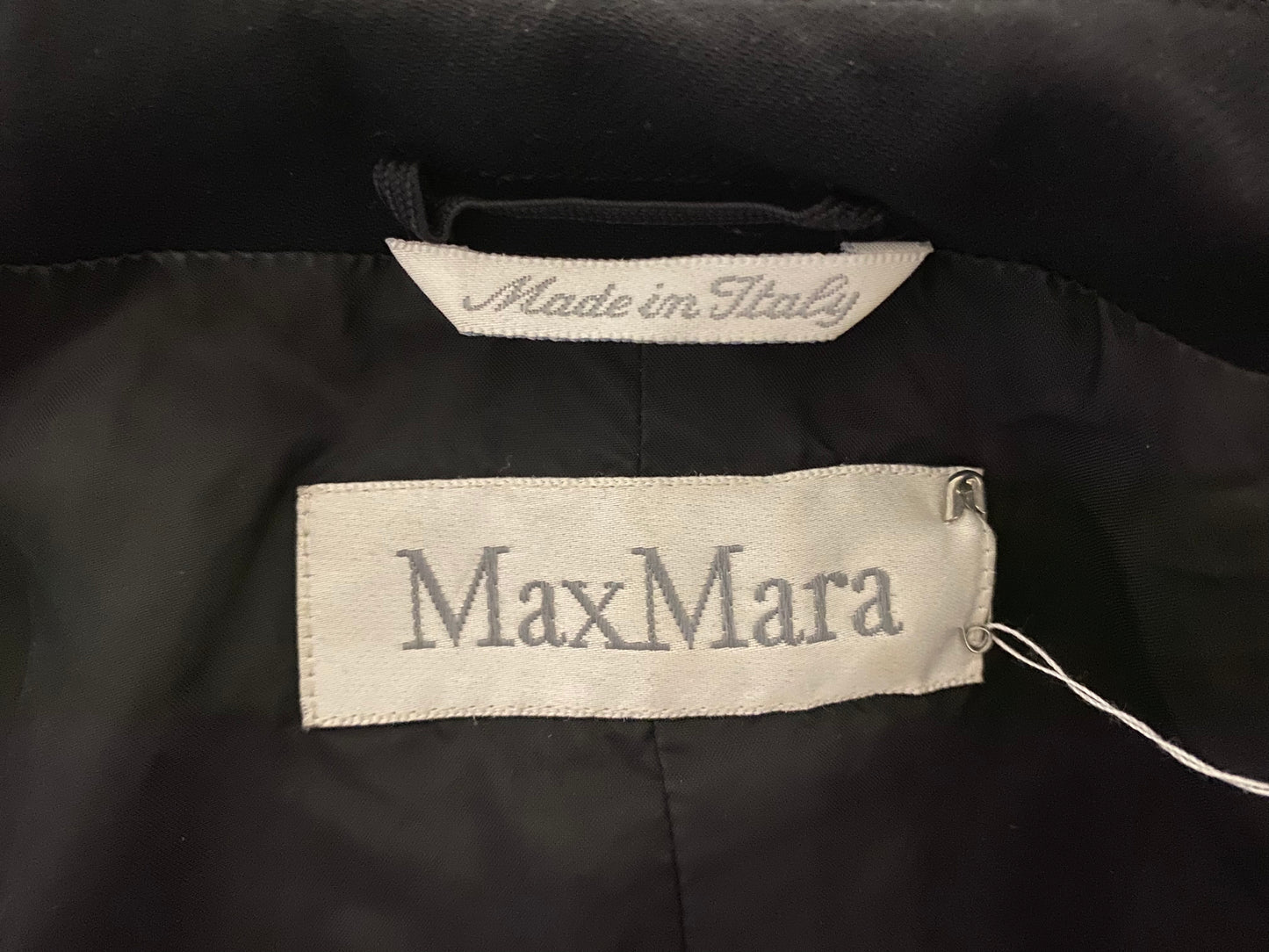 MAX MARA Black Jacket Size 14