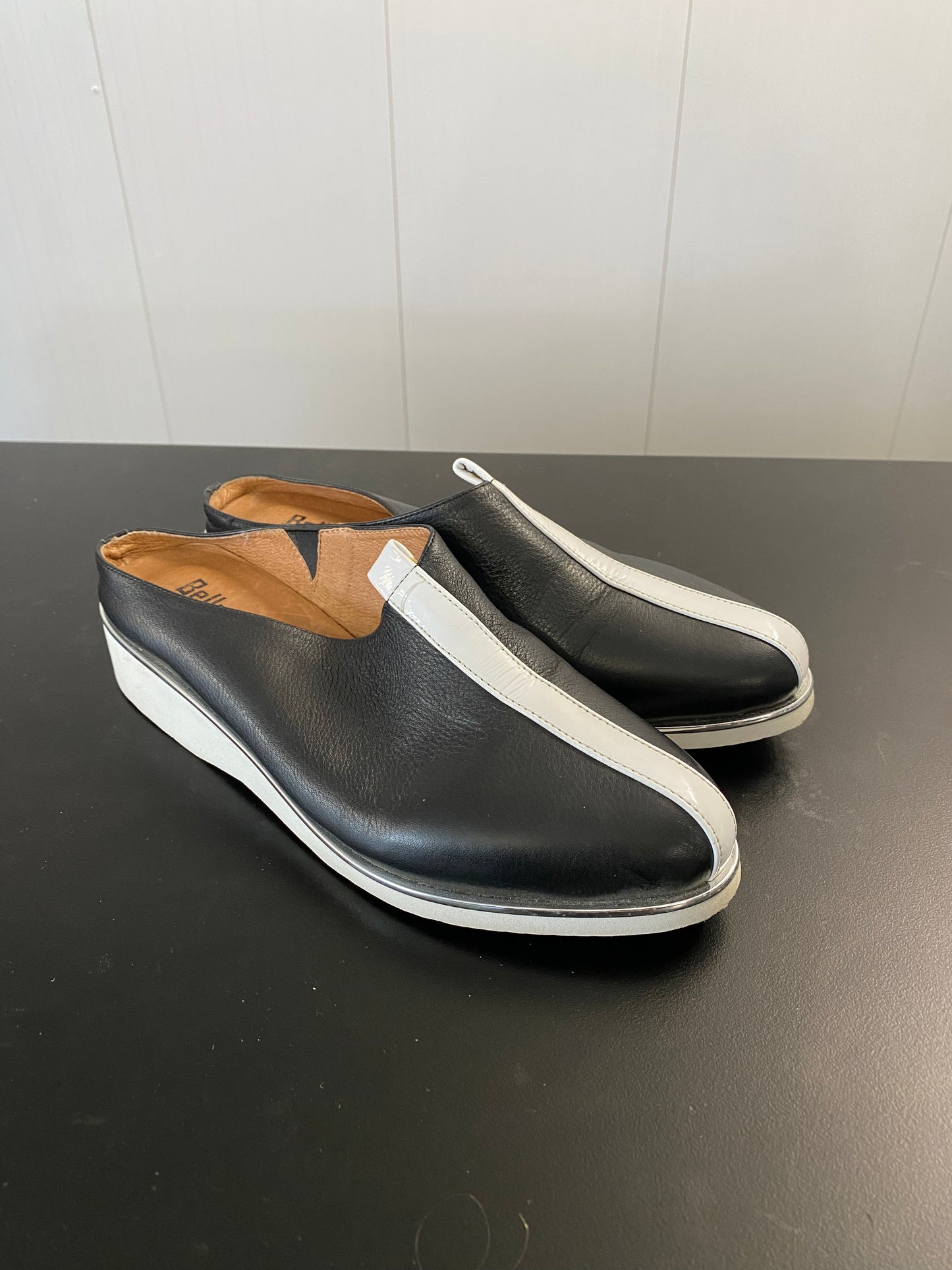 BELLE SCARPE Black & White Shoes Size 37